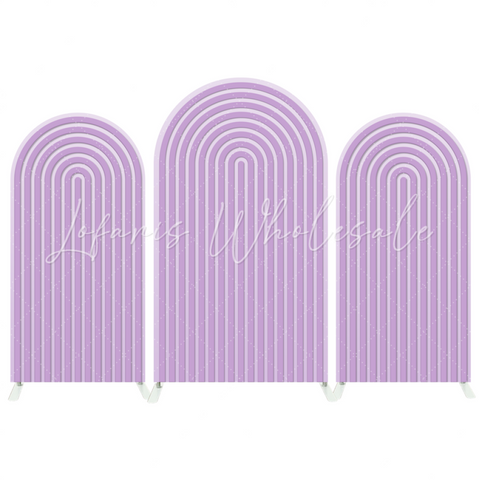 Toile de fond pour arche fête anniversaire Baby Shower ondulation Chiara