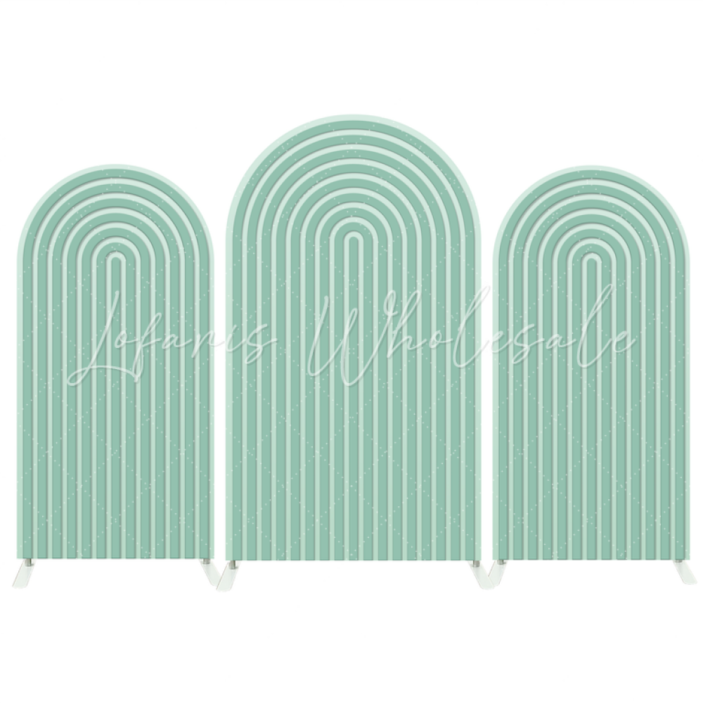 Toile de fond pour arche fête anniversaire Baby Shower ondulation Chiara