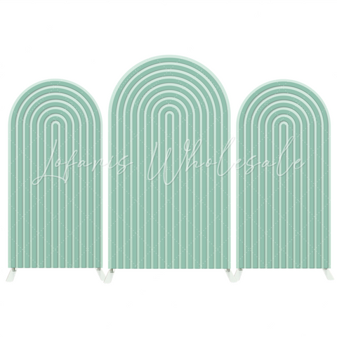 Toile de fond pour arche fête anniversaire Baby Shower ondulation Chiara