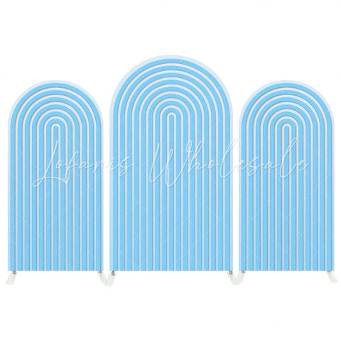 Toile de fond pour arche fête anniversaire Baby Shower ondulation Chiara