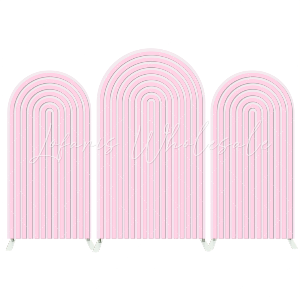 Toile de fond pour arche fête anniversaire Baby Shower ondulation Chiara