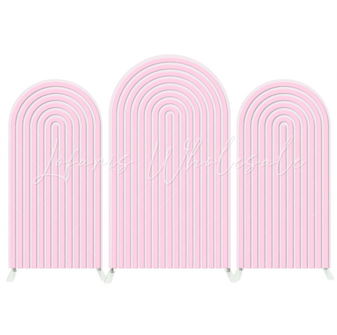 Toile de fond pour arche fête anniversaire Baby Shower ondulation Chiara