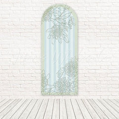 Toile de fond pour arche floraison pastel doux floral baptême pour bénédiction bébé