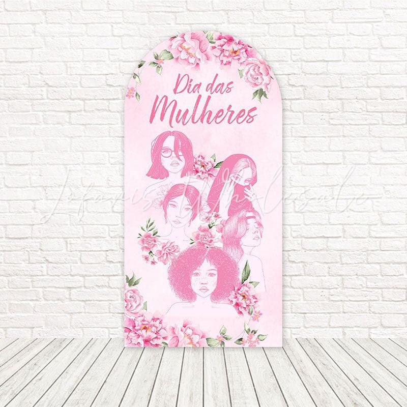 Toile de fond pour arche fierté culturelle Journée des Femmes pour événement femmes
