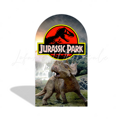 Toile de fond pour arche Joyeux Anniversaire dinosaure
