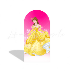 Toile de fond pour arche Joyeux Anniversaire Princesses Disney