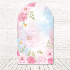 Toile de fond pour arche design floral élégant pour ambiance événement romantique