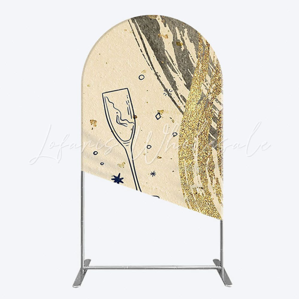 Toile de fond pour arche Nouvel An élégant pour look fête festive