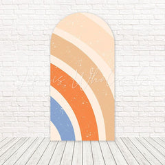 Toile de fond pour arche rayé premier voyage autour du soleil pour thèmes anniversaire fun