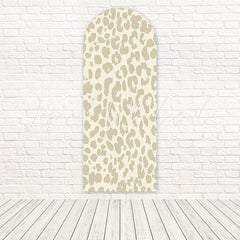 Toile de fond pour arche thème imprimé léopard gris pour décor stylé et tendance