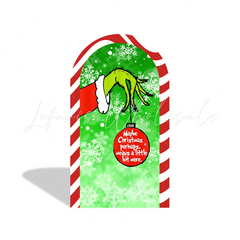Toile de fond pour arche Joyeux Anniversaire dessin animé Le Grinch