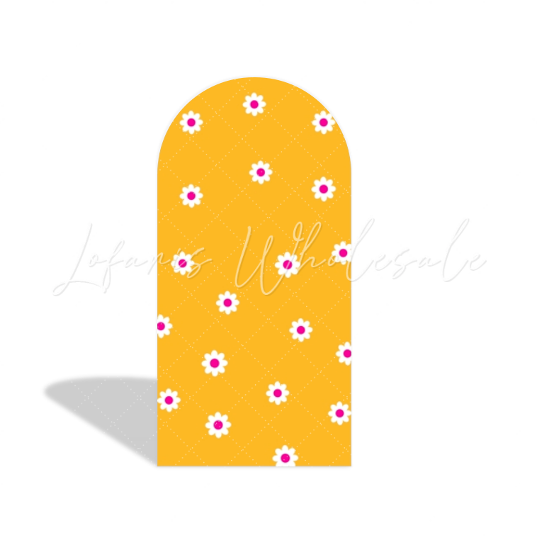 Toile de fond pour arche fête anniversaire Groovy Three