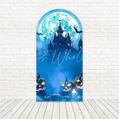 Toile de fond pour arche gothique château effrayant Halloween pour célébrations terrifiantes
