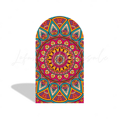 Toile de fond pour arche fond Mandala vacances Joyeux Lohri