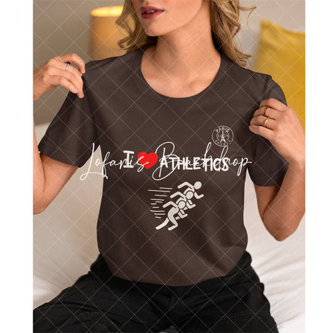 T-shirt à manches courtes olympique I Love Athlete Paris 2024