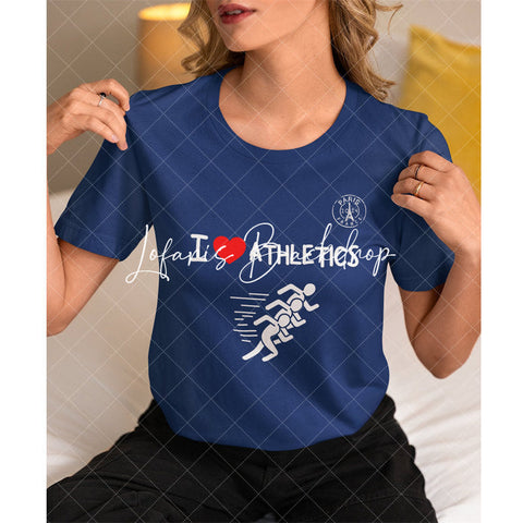 T-shirt à manches courtes olympique I Love Athlete Paris 2024