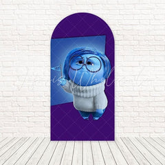 Toile de fond pour arche émotionnel Tristesse bleue Vice-Versa pour fans de films