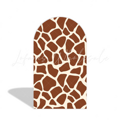 Toile de fond pour arche Joyeux Anniversaire thème animaux jungle safari