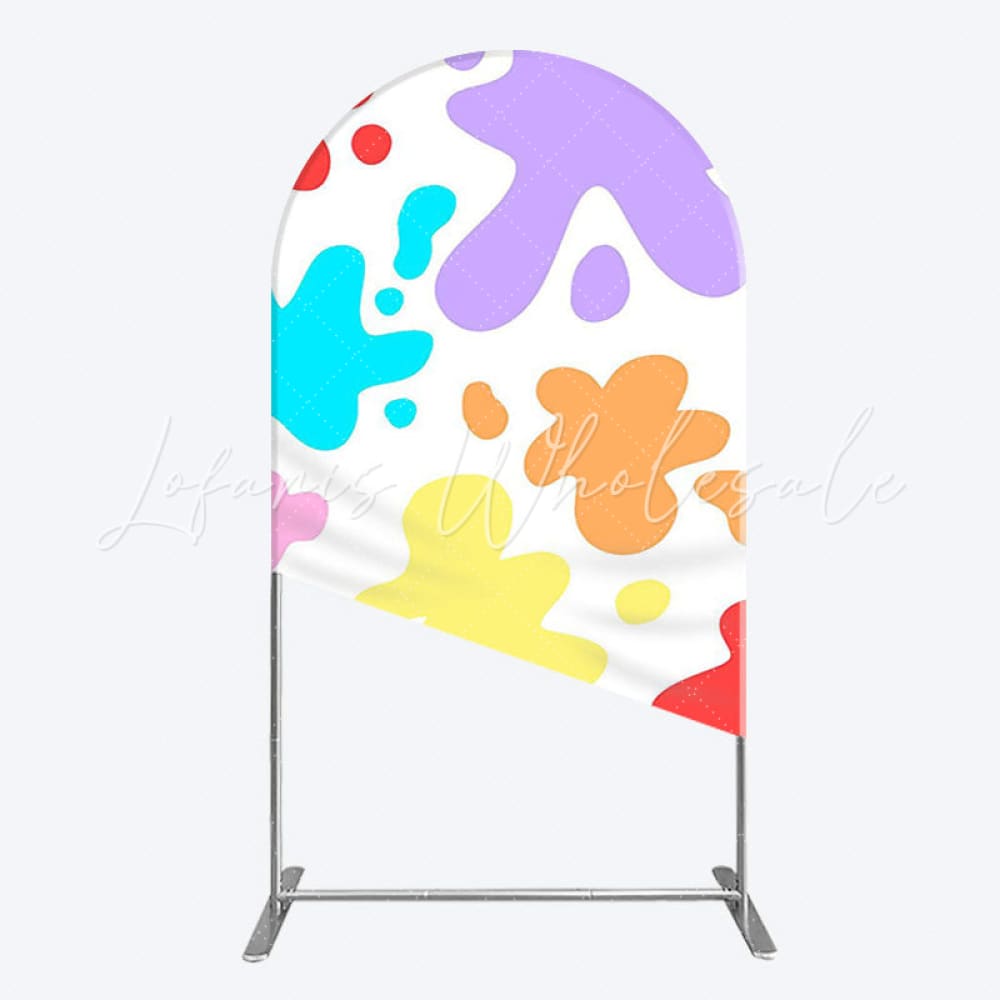 Toile de fond pour arche thème maternelle pour style fête école