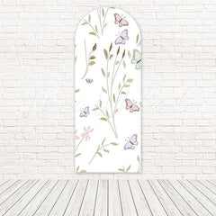 Toile de fond pour arche nature papillons feuilles pour occasions fantaisistes