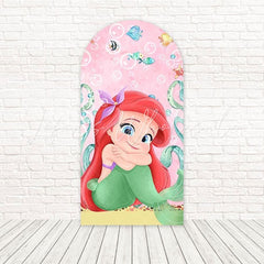 Toile de fond pour arche lueur océan Ariel Petite Sirène pour fête mer princesse