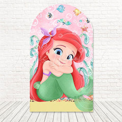 Toile de fond pour arche vue mer profonde Petite Sirène pour thème anniversaire