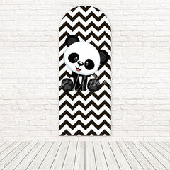 Toile de fond pour arche ton sourire mignon forêt petit panda pour fête anniversaire