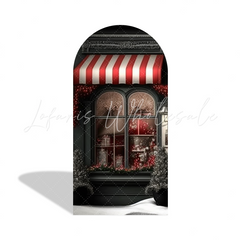 Toile de fond pour arche décoration vacances événement Joyeux Noël