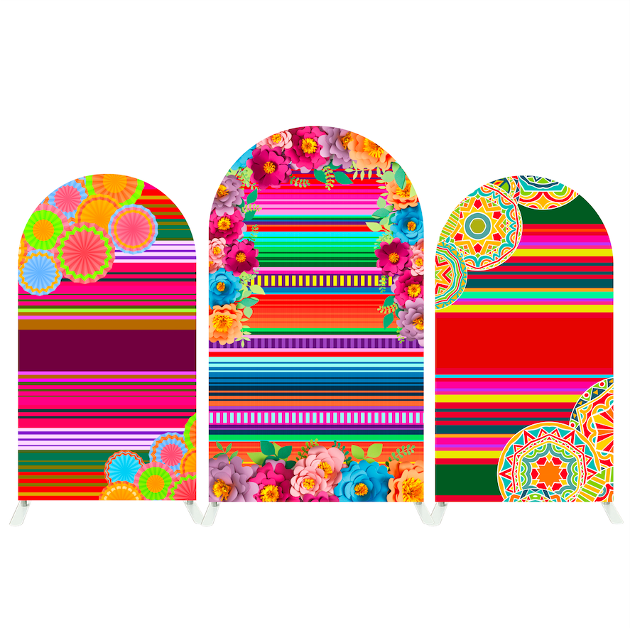 Toile de fond pour arche Fiesta Mexicaine