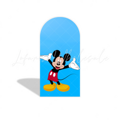 Toile de fond pour arche fête anniversaire thème Mickey