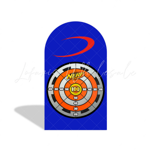 Toile de fond pour arche Joyeux Anniversaire thème Nerf