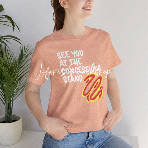 T-shirt à manches courtes avec sauce gourmande Olympics Concessions