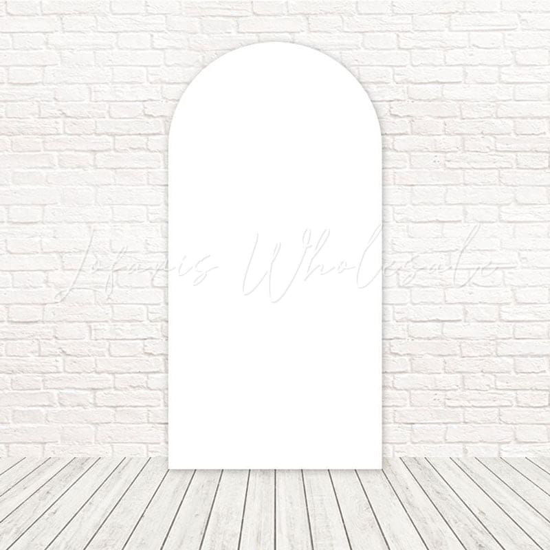 Toile de fond pour arche blanc uni simple pour thèmes élégants et minimalistes