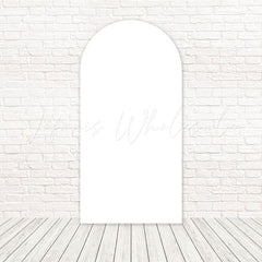 Toile de fond pour arche blanc uni simple pour thèmes élégants et minimalistes