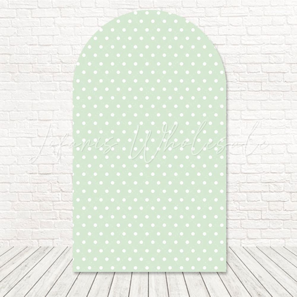 Toile de fond pour arche motif pois colorés pour thème ludique