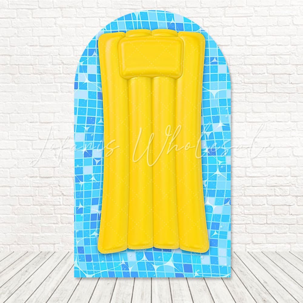 Toile de fond pour arche éclaboussure eau Pool Party pour ambiance été