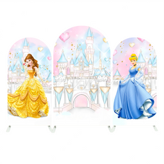 Couverture pour arche fond fête anniversaire Princesse