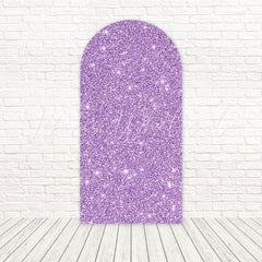 Toile de fond pour arche brillance rêve paillettes violettes pour look fête magique