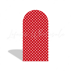 Toile de fond pour arche Baby Shower anniversaire Minnie rouge