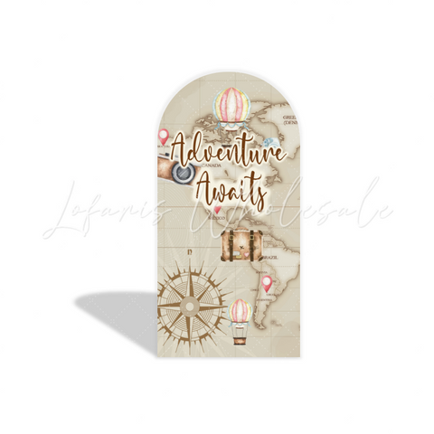 Toile de fond pour arche fête anniversaire animaux safari