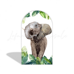 Toile de fond pour arche Baby Shower anniversaire jungle sauvage safari