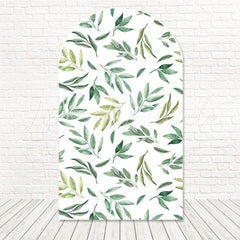Toile de fond pour arche feuilles safari ambiance tropicale pour ensemble fête extérieur