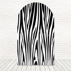 Toile de fond pour arche motif zèbre safari audacieux pour jour fun jungle