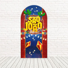 Toile de fond pour arche joie feu festival juin Sao Joao pour tradition colorée