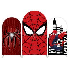 Toile de fond pour arche fête anniversaire Spider-Man