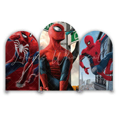 Toile de fond pour arche fête anniversaire thème super-héros Spider-Man
