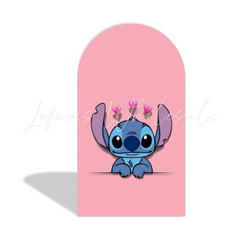 Toile de fond pour arche Joyeux Anniversaire thème Stitch