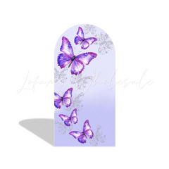 Toile de fond pour arche fond fête anniversaire fille princesse papillon Doux 15e 16e 18e