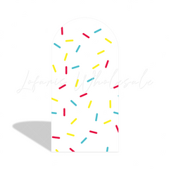 Toile de fond pour arche fête anniversaire Baby Shower beignet sucré