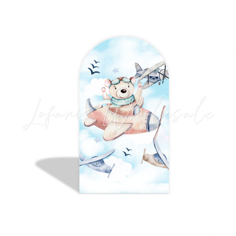 Housse pour arche fête anniversaire ours en peluche